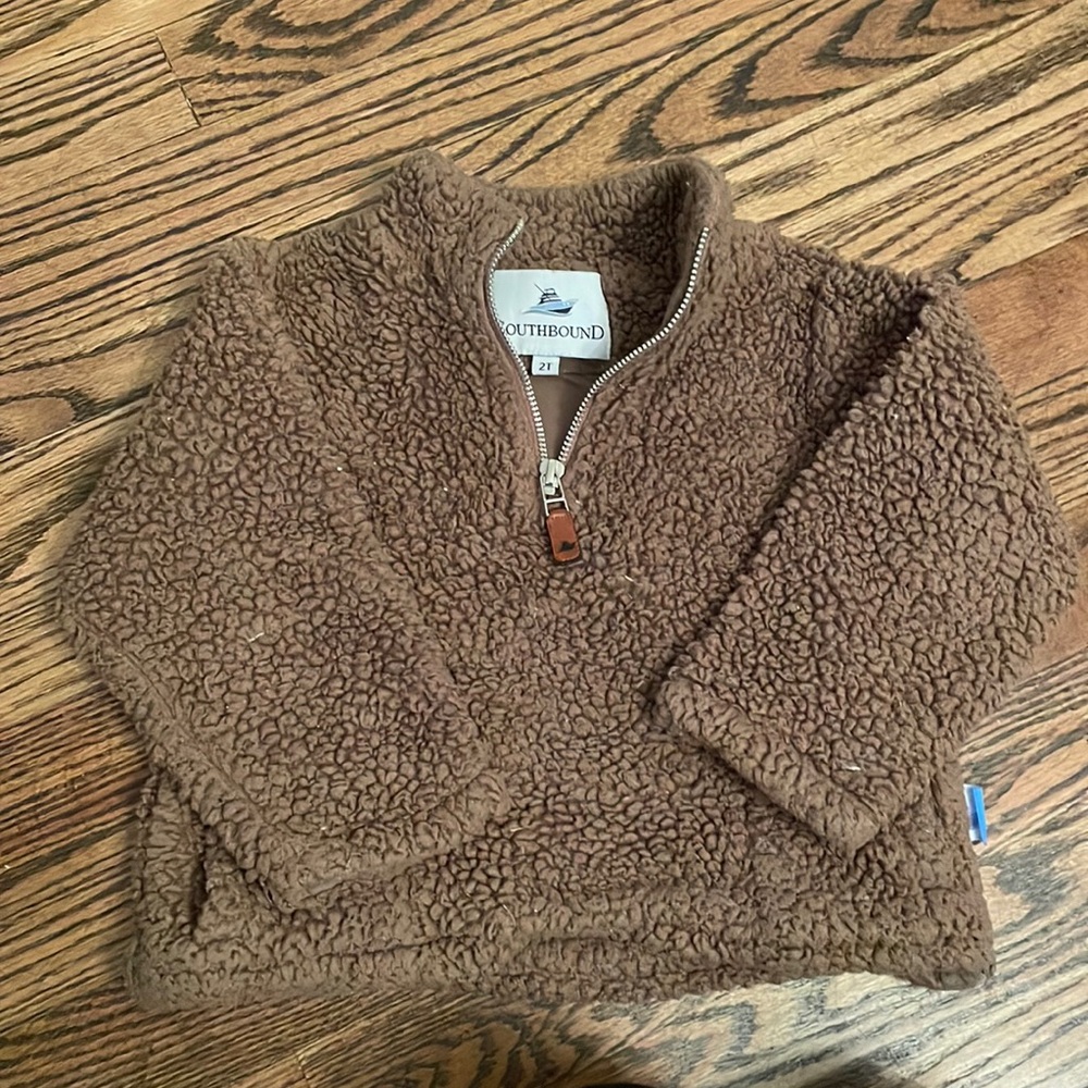 Southbound 2t brown pullover
